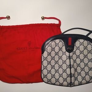 GUCCI Authentic Vintage Sherry Line Mini Shoulder Bag INCLUDES Dust Bag